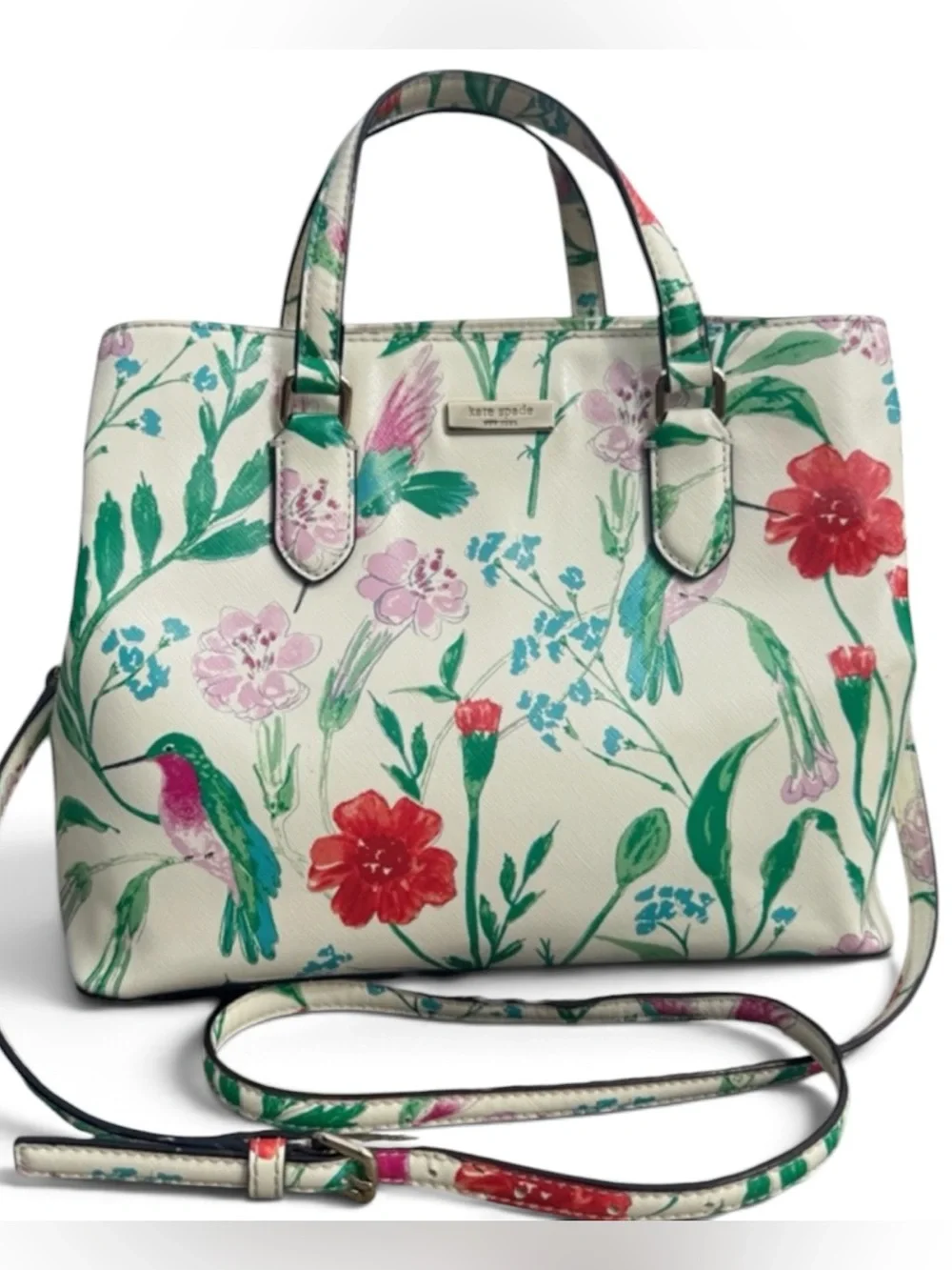 Coming Soon Kate Spade Laurel Way Evangelie hummingbird floral bag